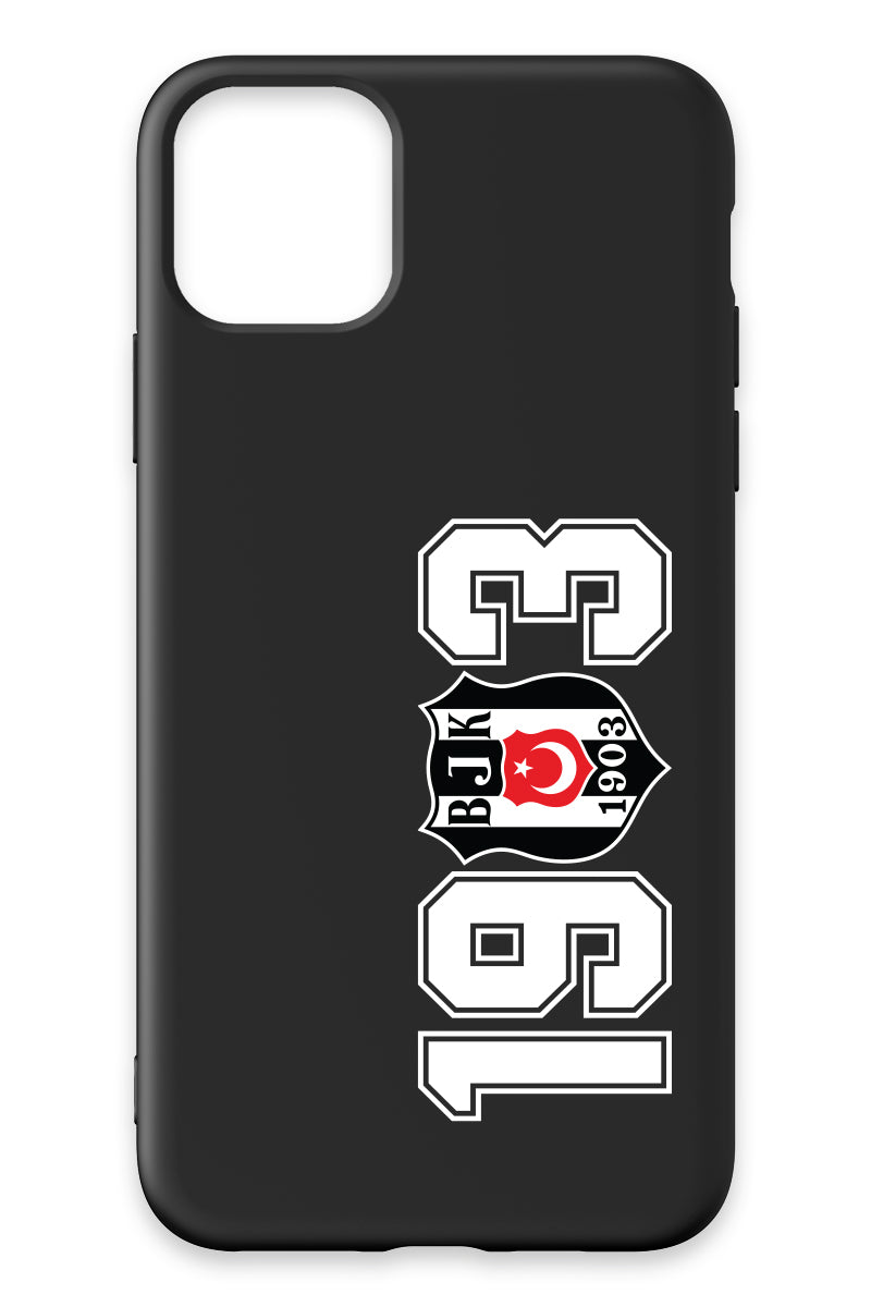 Beşiktaş 1903 Siyah Silikon Telefon Kılıfı
