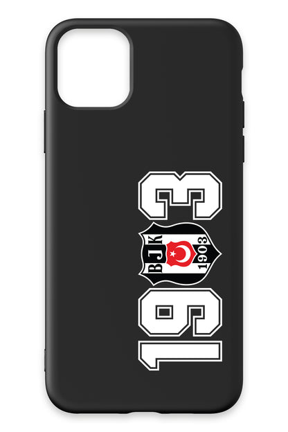 Beşiktaş 1903 Siyah Silikon Telefon Kılıfı