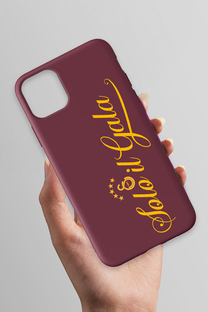 Galatasaray Solo il Gala Bordo Silikon Telefon Kılıfı