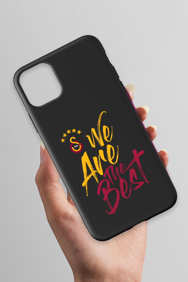 Galatasaray We Are The Best Siyah Silikon Telefon Kılıfı