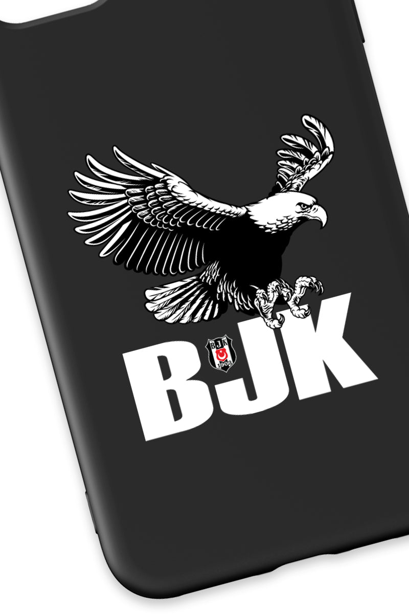 Beşiktaş Kartal BJK Siyah Silikon Telefon Kılıfı