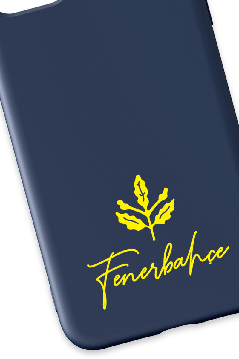 Fenerbahçe Palamut Lacivert Silikon Telefon Kılıfı