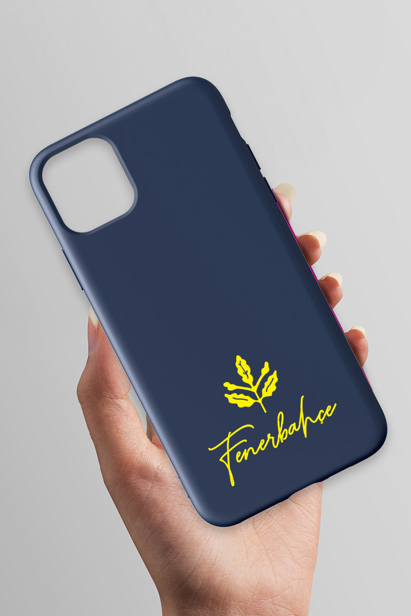 Fenerbahçe Palamut Lacivert Silikon Telefon Kılıfı