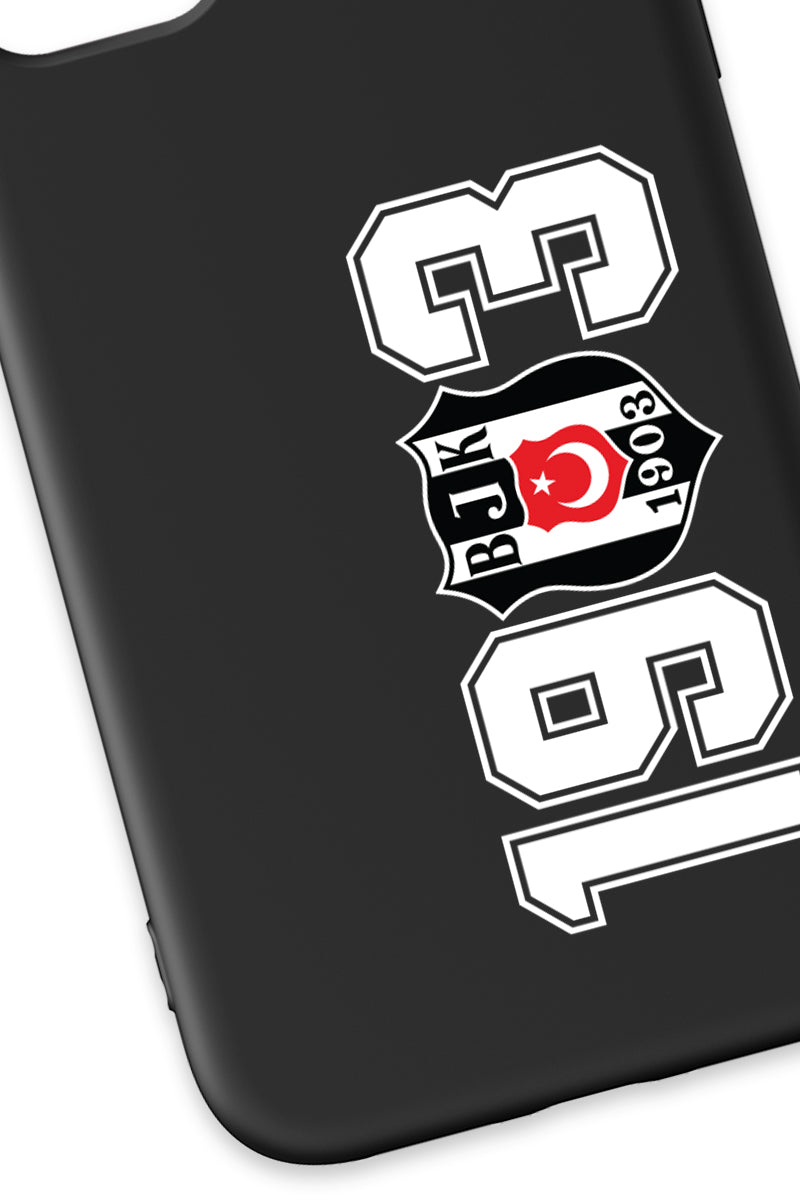 Beşiktaş 1903 Siyah Silikon Telefon Kılıfı