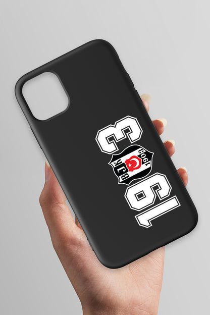 Beşiktaş 1903 Siyah Silikon Telefon Kılıfı