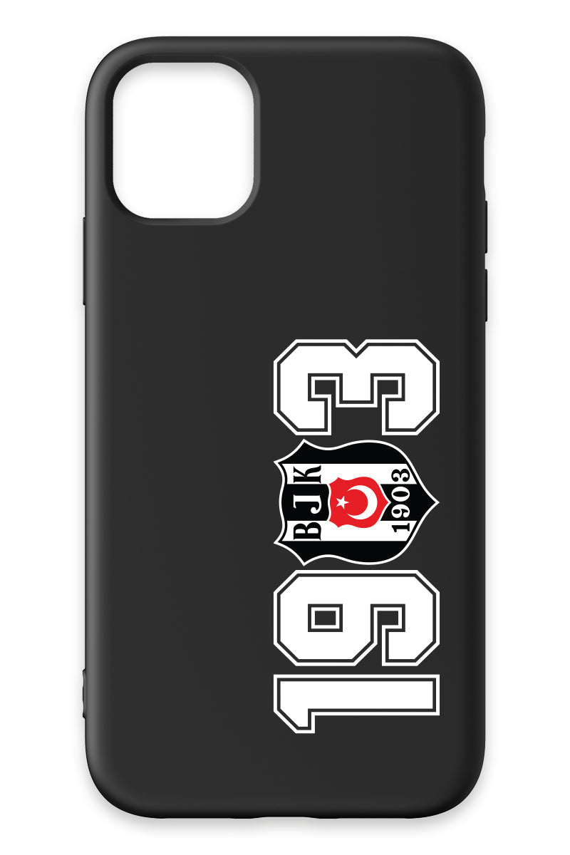 Beşiktaş 1903 Siyah Silikon Telefon Kılıfı