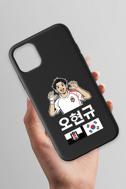 Beşiktaş HyeonGyu OH Siyah Silikon Telefon Kılıfı