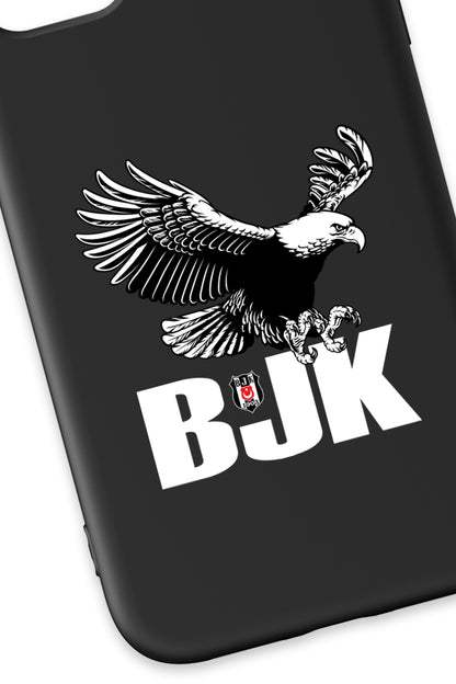 Beşiktaş Kartal BJK Siyah Silikon Telefon Kılıfı