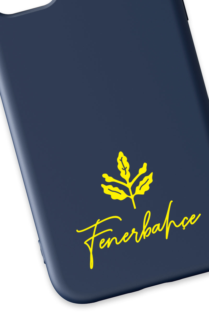 Fenerbahçe Palamut Lacivert Silikon Telefon Kılıfı