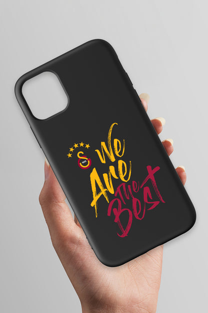 Galatasaray We Are The Best Siyah Silikon Telefon Kılıfı