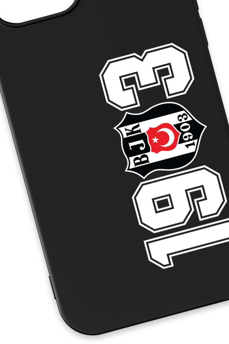 Beşiktaş 1903 Siyah Silikon Telefon Kılıfı