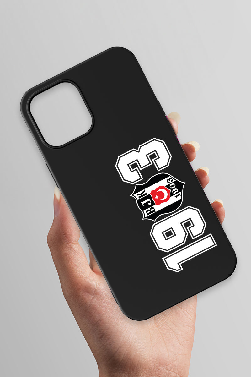 Beşiktaş 1903 Siyah Silikon Telefon Kılıfı
