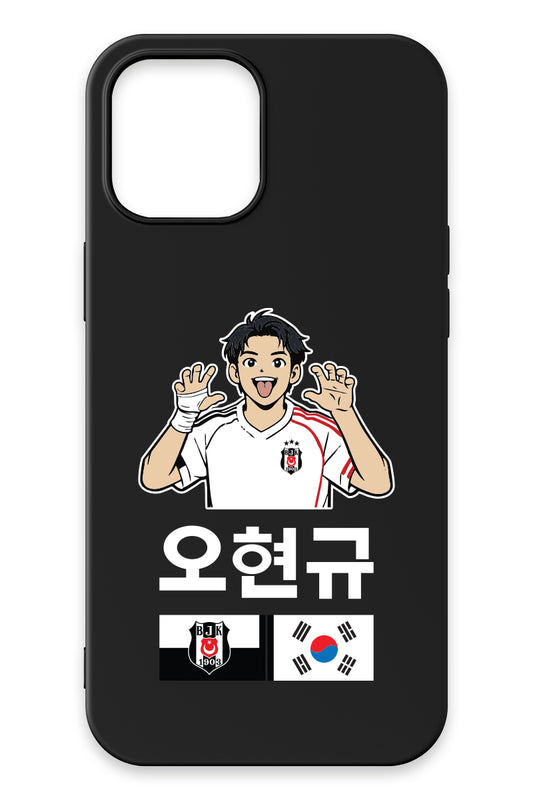 Beşiktaş HyeonGyu OH Siyah Silikon Telefon Kılıfı