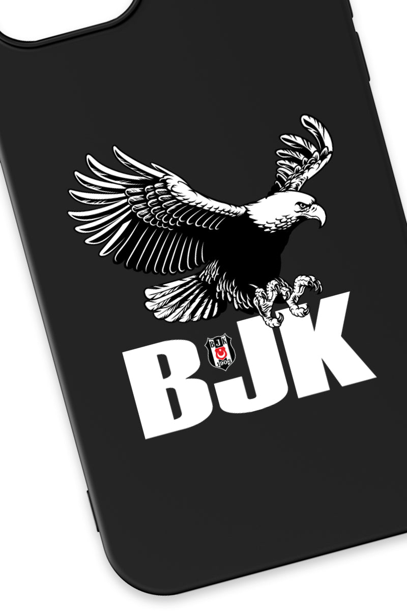 Beşiktaş Kartal BJK Siyah Silikon Telefon Kılıfı