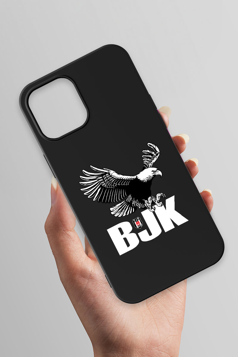 Beşiktaş Kartal BJK Siyah Silikon Telefon Kılıfı