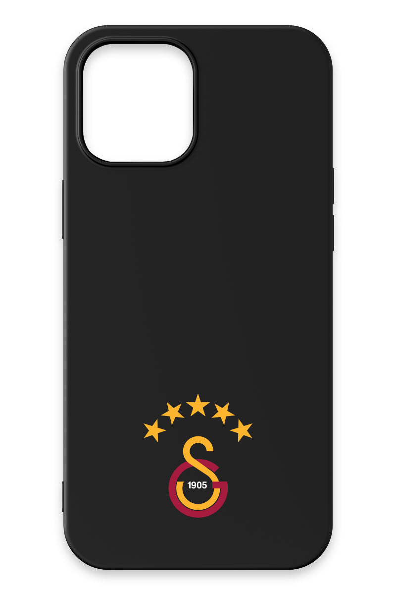 Galatasaray 5 Yıldız Arma Siyah Silikon Telefon Kılıfı