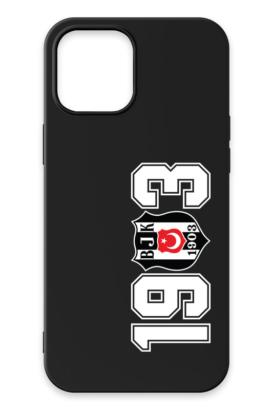 Beşiktaş 1903 Siyah Silikon Telefon Kılıfı