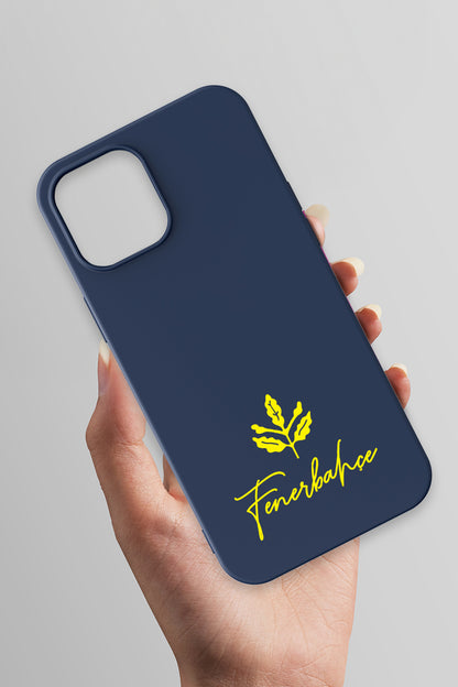 Fenerbahçe Palamut Lacivert Silikon Telefon Kılıfı