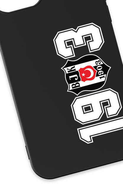 Beşiktaş 1903 Siyah Silikon Telefon Kılıfı