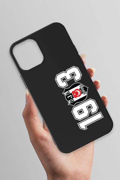 Beşiktaş 1903 Siyah Silikon Telefon Kılıfı