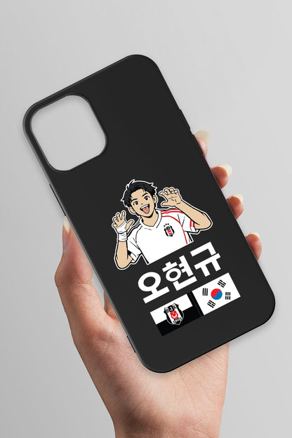 Beşiktaş HyeonGyu OH Siyah Silikon Telefon Kılıfı