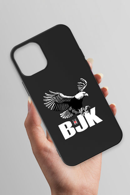 Beşiktaş Kartal BJK Siyah Silikon Telefon Kılıfı