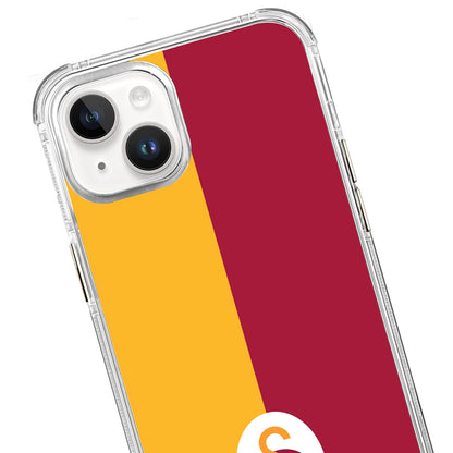 Galatasaray Parçalı Logo Şeffaf Telefon Kılıfı