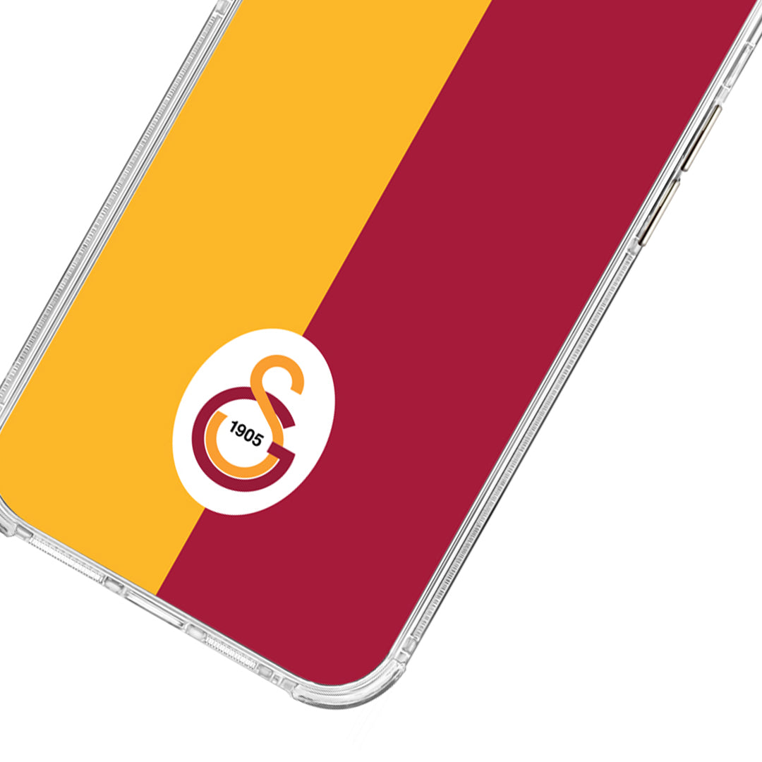 Galatasaray Parçalı Logo Şeffaf Telefon Kılıfı