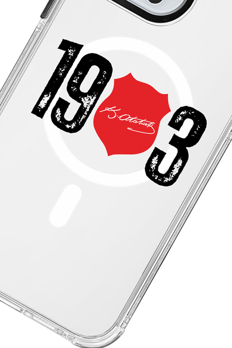 Beşiktaş ATA İmza 1903 Magsafe Şeffaf Telefon Kılıfı