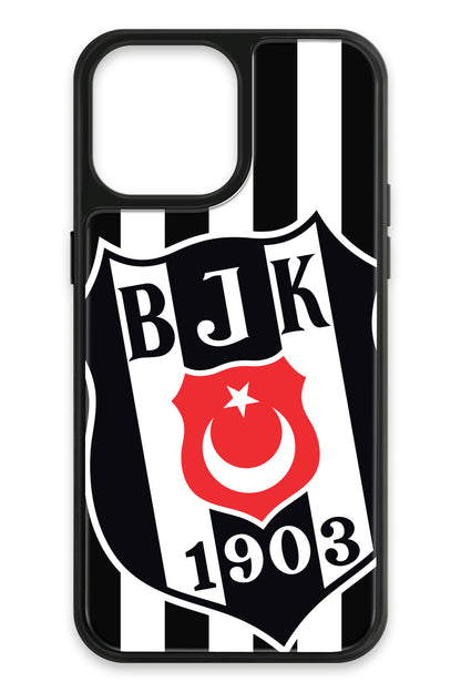 Beşiktaş Büyük Arma Cam Telefon Kılıfı