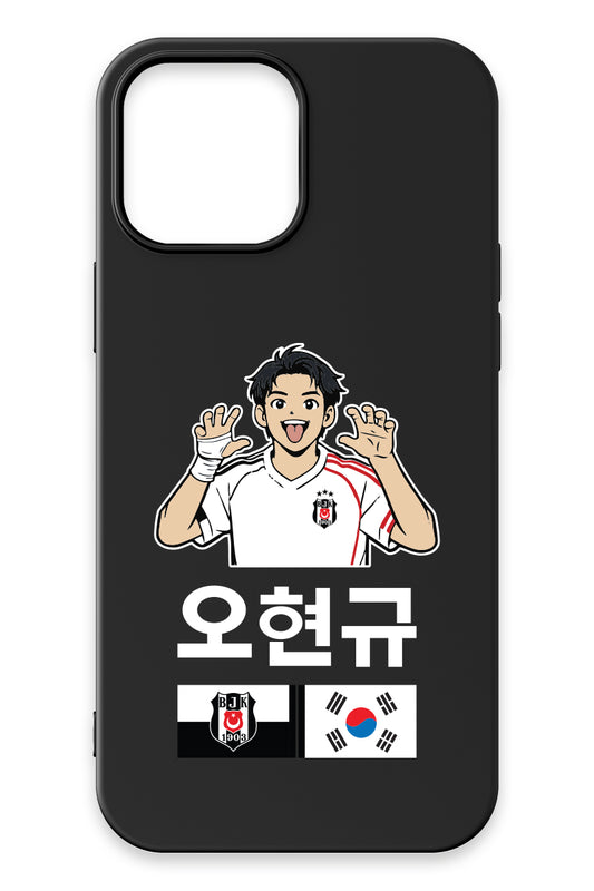 Beşiktaş HyeonGyu OH Siyah Silikon Telefon Kılıfı