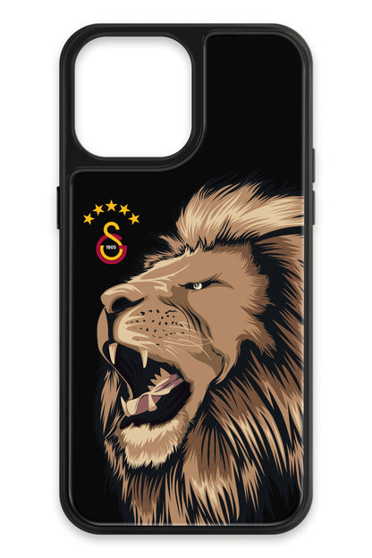 Galatasaray Aslan Gibi Kükre Cam Telefon Kılıfı