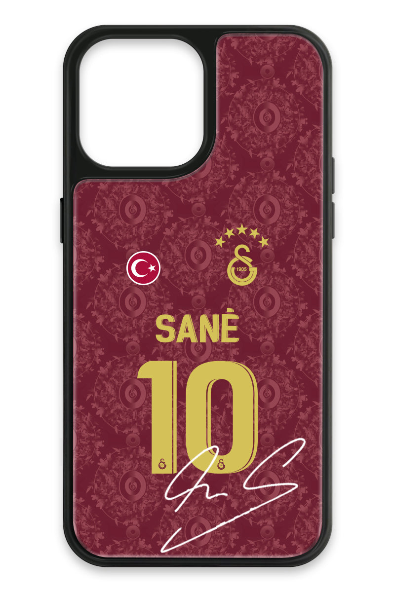 Galatasaray Leroy Sane 3. Forma İmzalı Cam Telefon Kılıfı