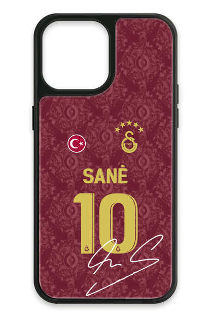 Galatasaray Leroy Sane 3. Forma İmzalı Cam Telefon Kılıfı