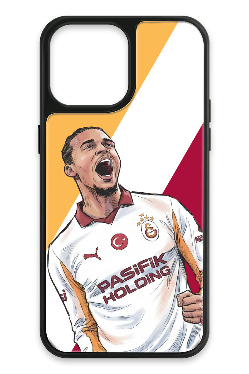 Galatasaray Leroy Sane Gol Sevinci Cam Telefon Kılıfı