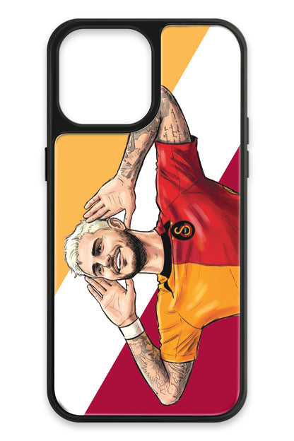 Galatasaray Mauro Icardi Gol Sevinci Cam Telefon Kılıfı