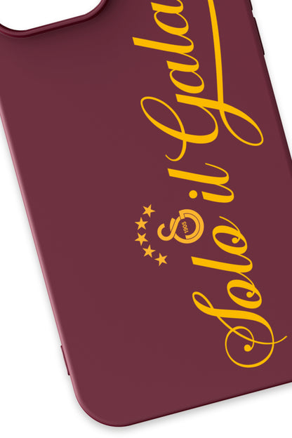 Galatasaray Solo il Gala Bordo Silikon Telefon Kılıfı