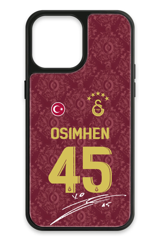 Galatasaray Victor Osimhen 3. Forma İmzalı Cam Telefon Kılıfı