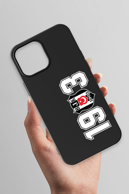 Beşiktaş 1903 Siyah Silikon Telefon Kılıfı