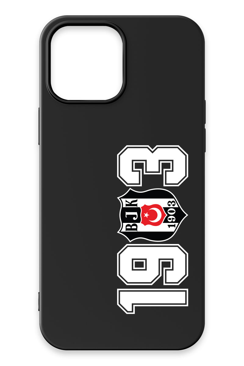 Beşiktaş 1903 Siyah Silikon Telefon Kılıfı