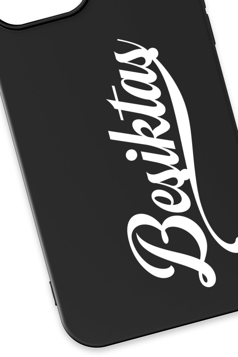 Beşiktaş El Yazılı Siyah Telefon Kılıfı