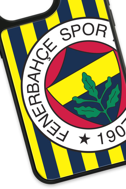 Fenerbahçe Çubuklu Büyük Arma Cam Telefon Kılıfı