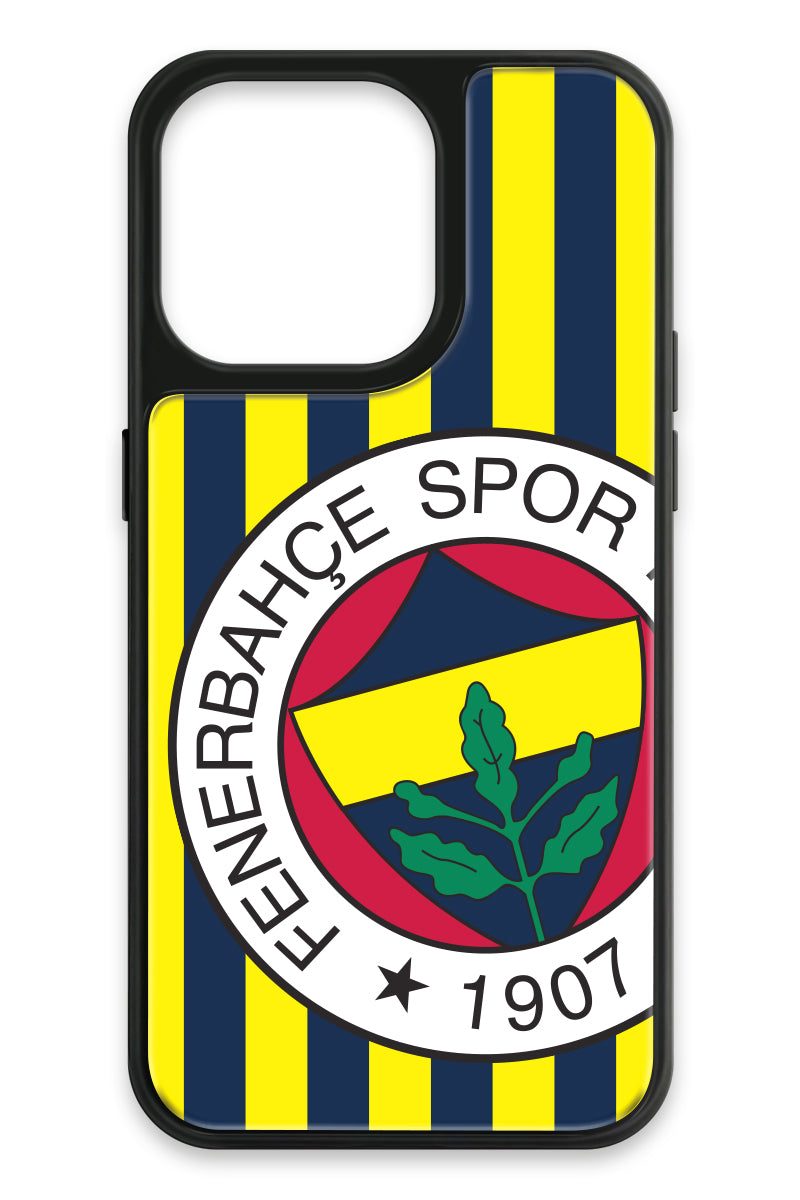 Fenerbahçe Çubuklu Büyük Arma Cam Telefon Kılıfı