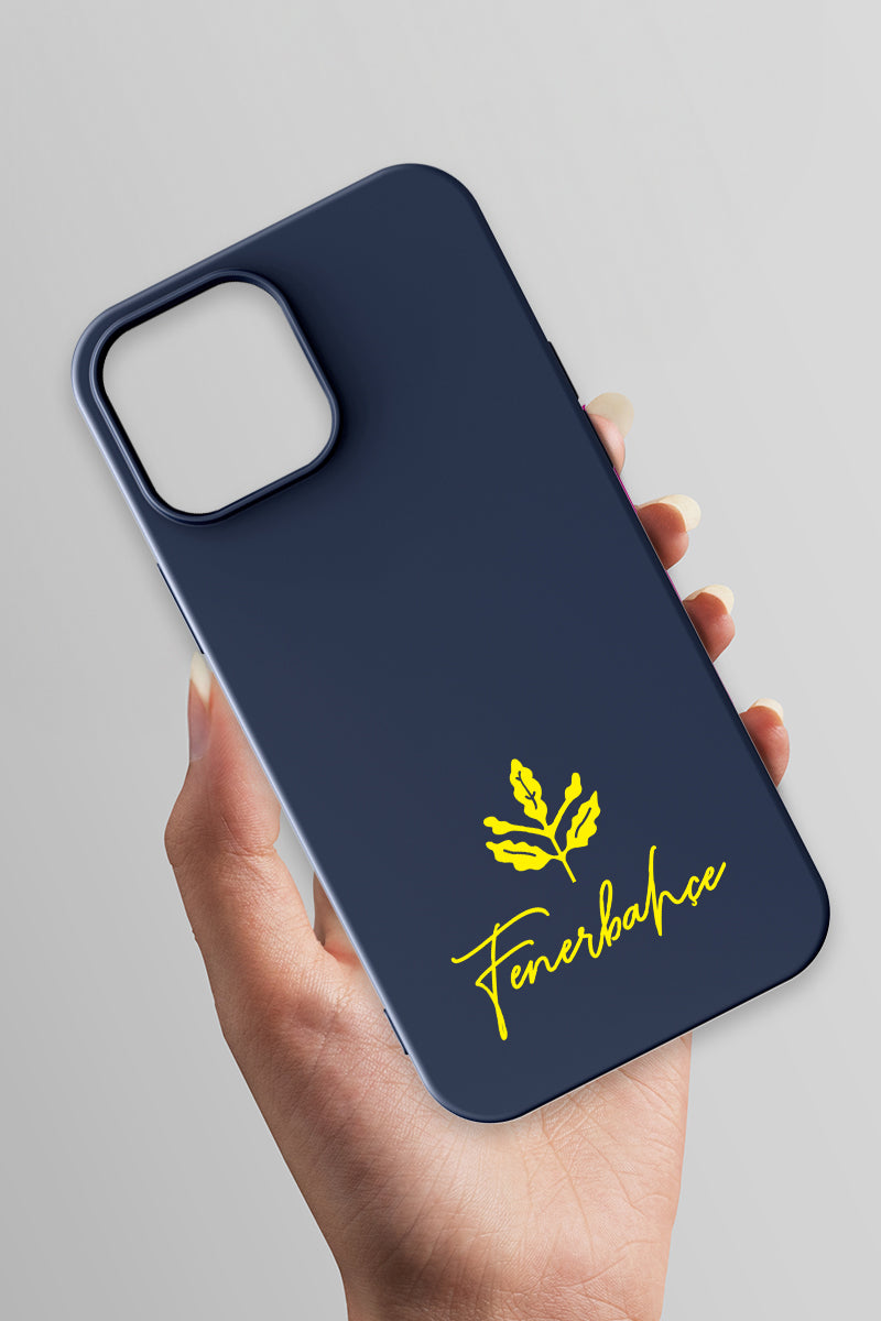 Fenerbahçe Palamut Lacivert Silikon Telefon Kılıfı