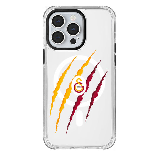 Galatasaray Aslan Pençe Magsafe Şeffaf Telefon Kılıfı