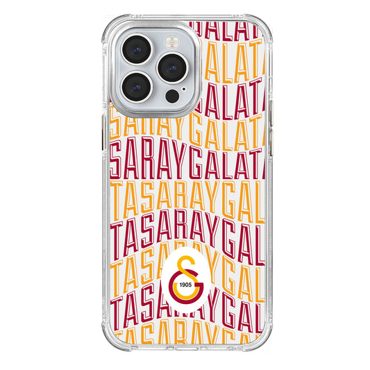Galatasaray Bayrak Metin Şeffaf Telefon Kılıfı
