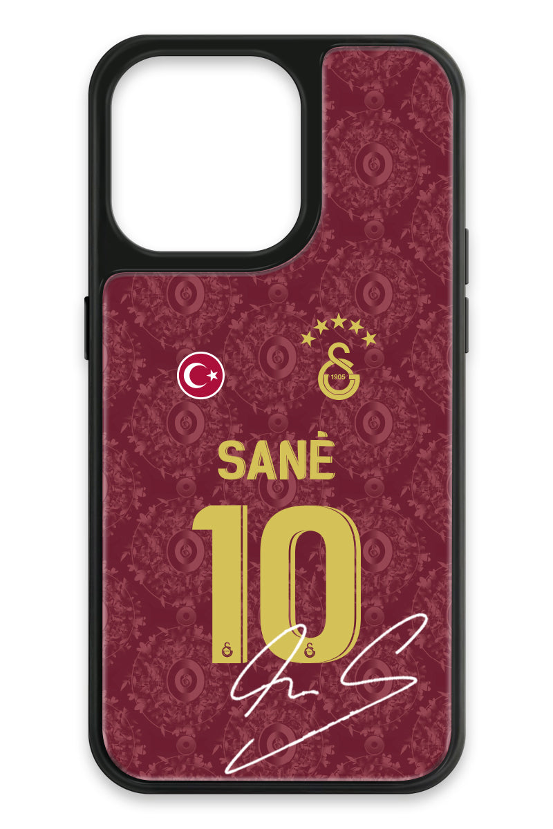 Galatasaray Leroy Sane 3. Forma İmzalı Cam Telefon Kılıfı