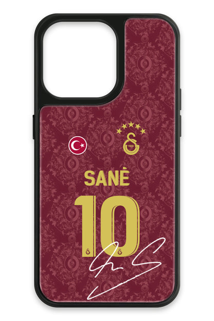 Galatasaray Leroy Sane 3. Forma İmzalı Cam Telefon Kılıfı