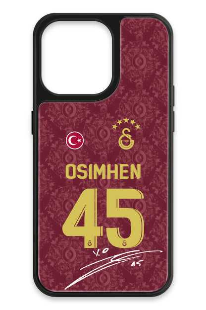 Galatasaray Victor Osimhen 3. Forma İmzalı Cam Telefon Kılıfı