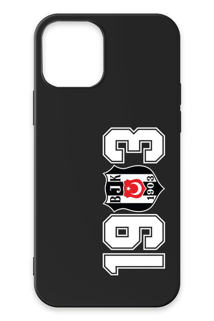 Beşiktaş 1903 Siyah Silikon Telefon Kılıfı